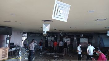 Les plus dégâts par l’explosion à l’hôpital Cemen Padang se sont produits au 1er étage de la maison d’entretien ambulant