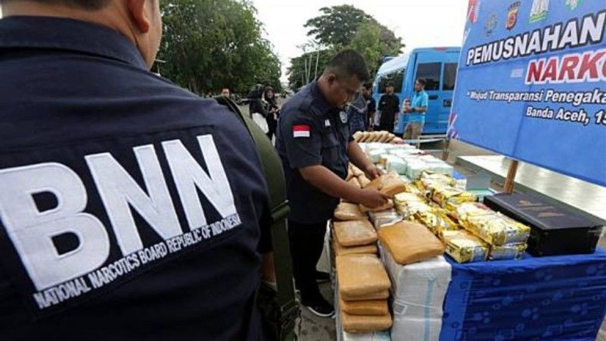 BNN révèle que 93 nouveaux stupéfiants, originaire du Mexique, entrent en Indonésie