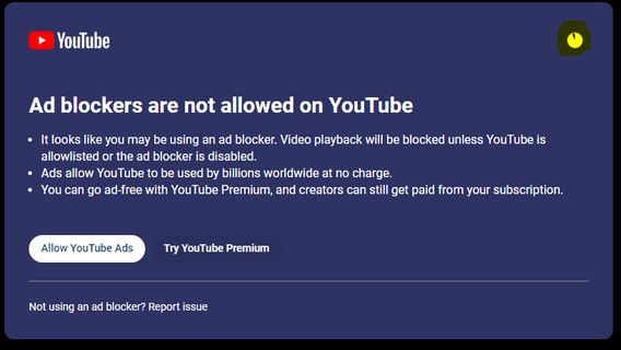 YouTube Launches New Way To Block Users Still Using Ad Blocking Tools