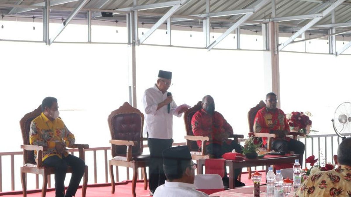 5 Days Kunker, Vice President Ma'ruf Amin: If You Have An Islamic Language, I Am Tawaf In Papua