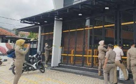 Tak Berizin, Satpol PP Segel 2 Restoran di Kota Bogor