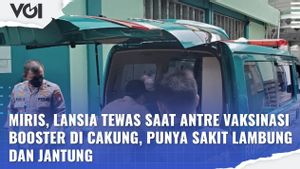 VIDEO: Antre Vaksinasi Booster, Lansia Tutup Usia di Cakung Jaktim