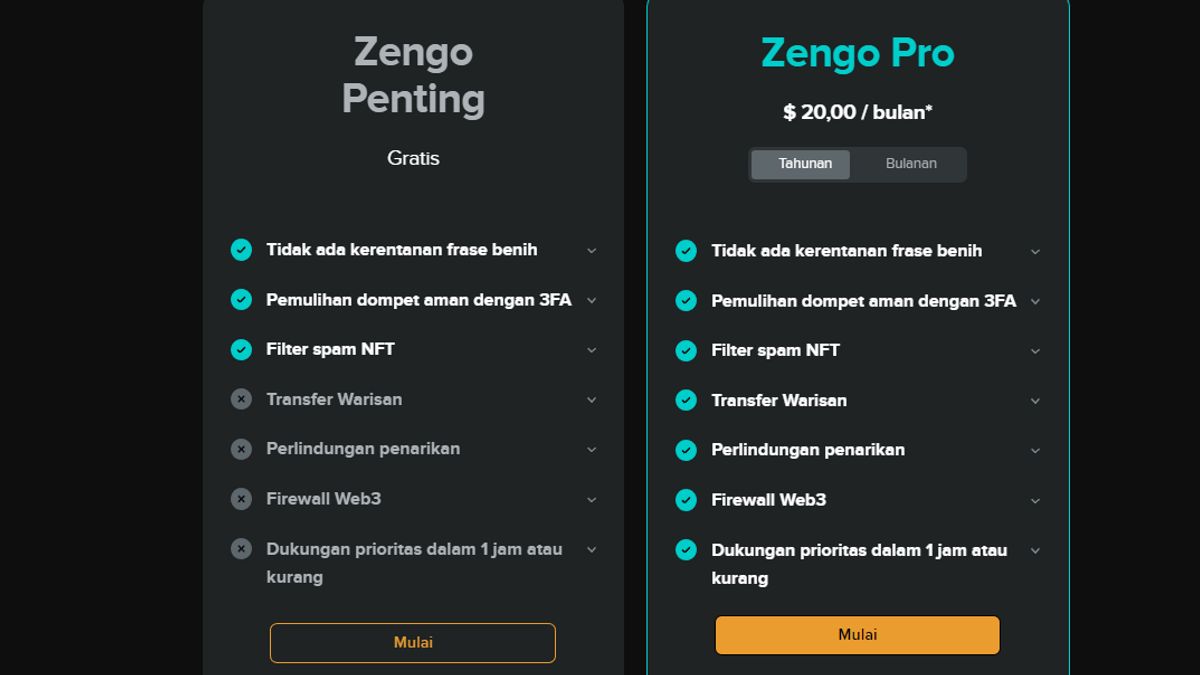 <i>Crypto Wallet</i> ZenGo Luncurkan Langganan ZenGo Pro dengan Berbagai Fitur Keamanan Baru