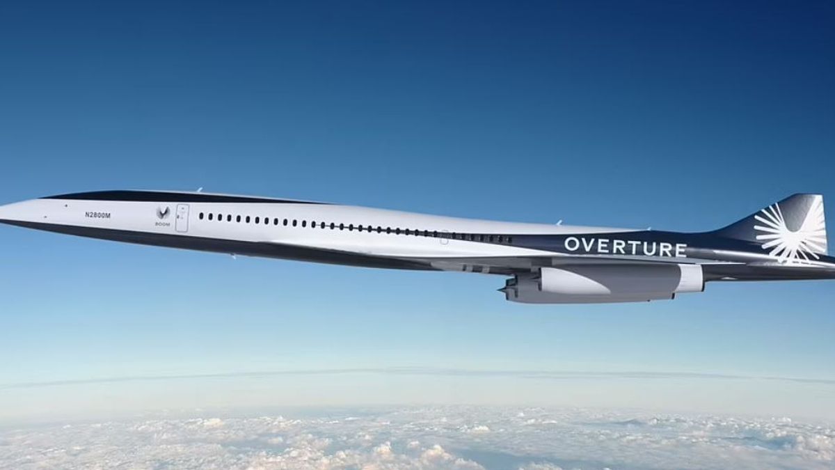 Overture Fastest Passenger Plane In The Middle Of The World Developed By Boom Supersonic, Miami – London Only 5 Hours