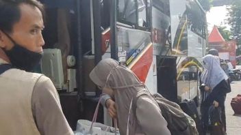 It's Been 3 Days, AKAP Bus Passengers At Kampung Rambutan Terminal Soared 100 Percent