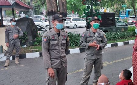 Satpol PP Yogyakarta Turun dengan Personel Penuh untuk Pengawasan Protokol Kesehatan saat Perayaan Tahun Baru 2022