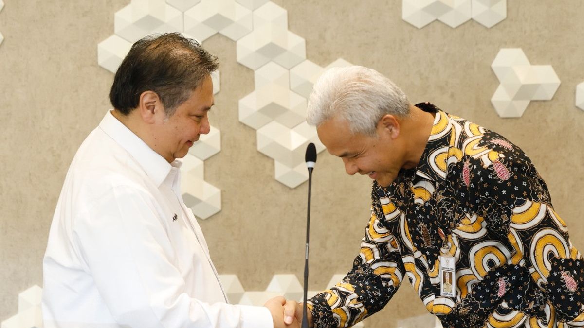 Asked About The Possibility Of A Coalition With Ganjar Pranowo, Airlangga: The Signal Is High!