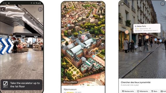 Wow, Tampilan Google Maps Kini Lebih Imersif dengan Teknologi AR