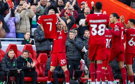 Luis Diaz Tidak Dimainkan, Liverpool Kalahkan Nottingham Forest