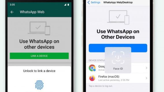 Mulai Sekarang <i>Login</i> WhatsApp Web Harus Pindai Sidik Jari atau Muka