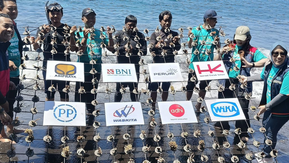PTPP زراعة 2500 شتلة الشعاب المرجانية في بانيوانغي