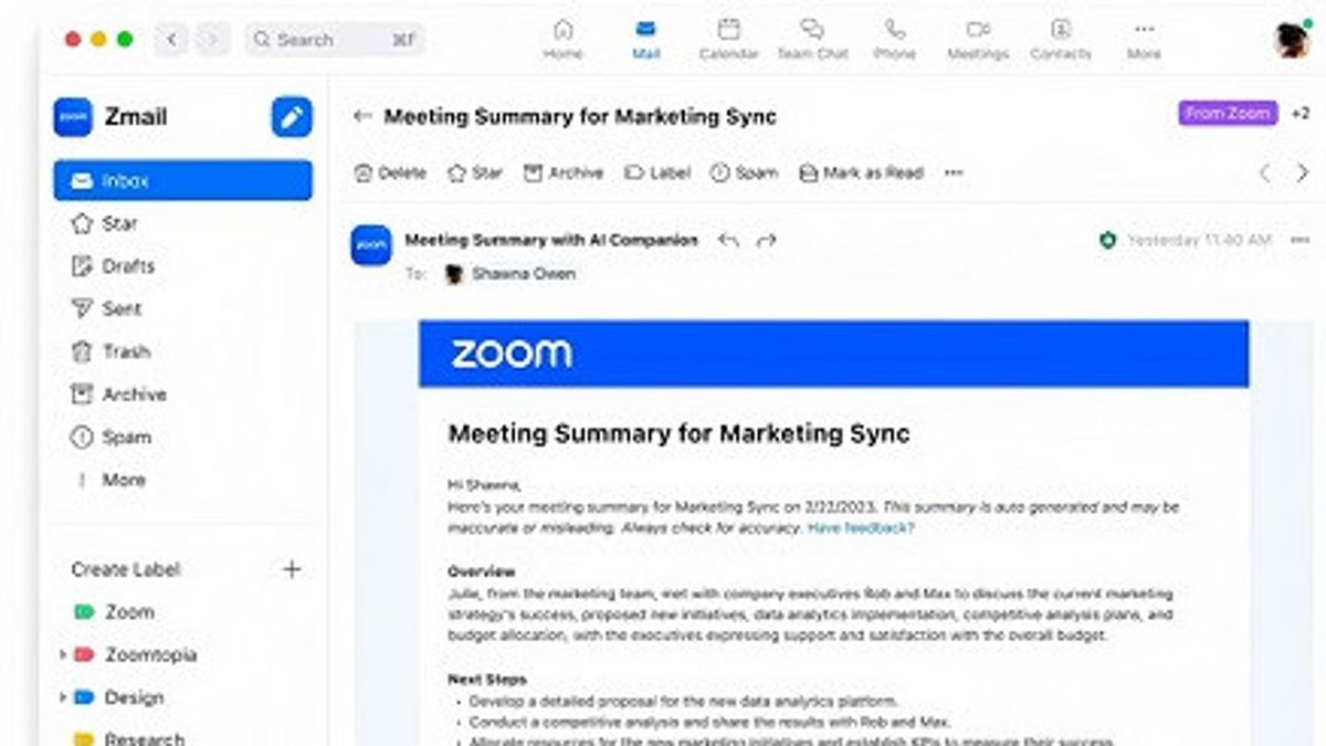Generative AI Assistant On Zoom Successfully Reaches 1 Million Meeting Summary