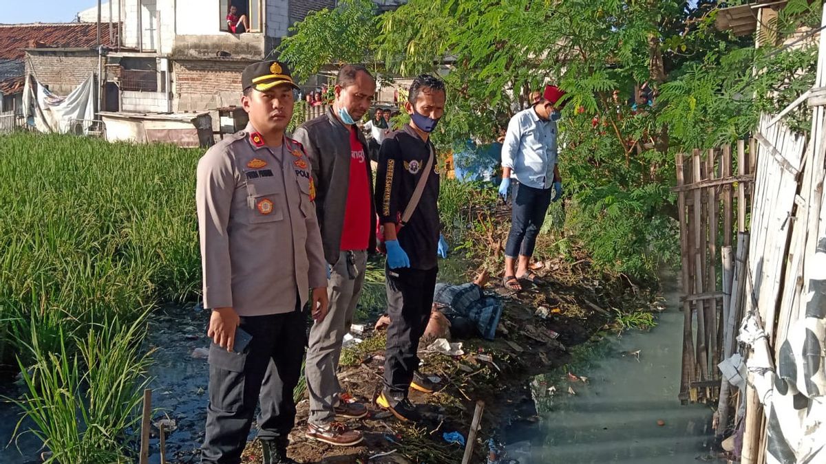 Pria Tak Dikenal Usia 60 Tahun Ditemukan Tewas di Pinggir Sawah Kawasan Neglasari Tangerang