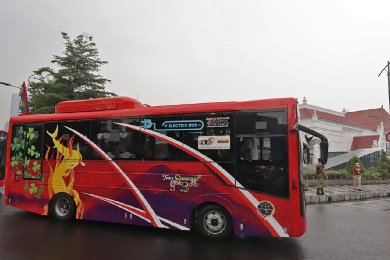 "Not Yet A Monthpaling An Electric Bus In Surabaya Stops Operating," This Is The Reason