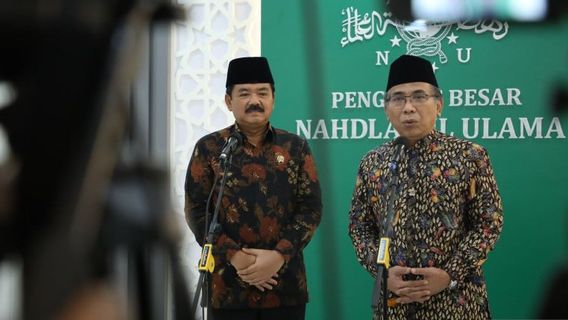 Menko Polhukam Hadi Tjahjanto Sowan ke PBNU