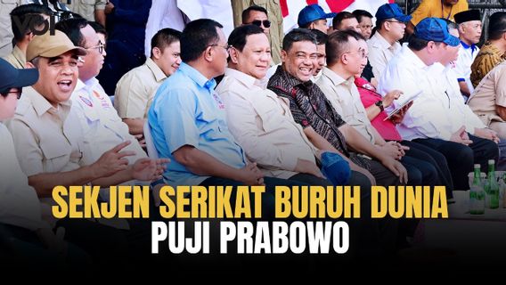 Presiden Prabowo Hadir di Perayaan Hari Buruh, Sekjen Serikat Buruh Dunia Ucapkan Pujian