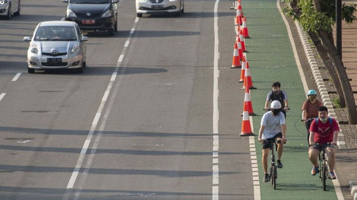 DKI州政府は、2026年まで500キロメートルの自転車レーンの目標を設定し続けることを保証します