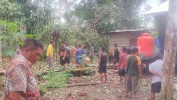 7 Houses In Kapuas Hulu Damaged By Tornadoes, 1 Tilt Was Collapsed By Falling Trees