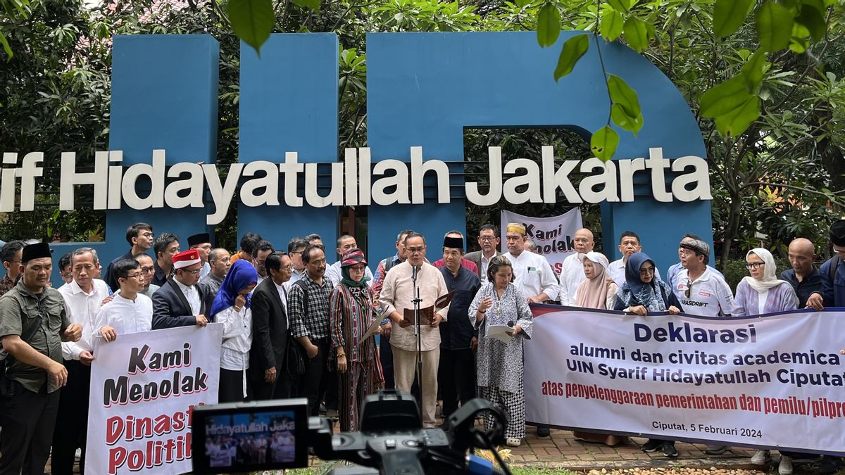 Alumni And UIN Professor Urge President Jokowi To Be Neutral