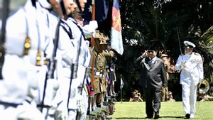 Presiden Prabowo Disambut Upacara Kenegaraan di Australia