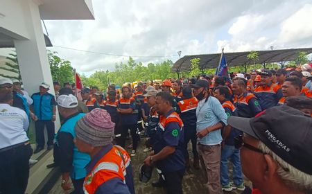 Buruh TKBM Karya Demo di KSOP Tarakan, Kecewa Soal TUKS