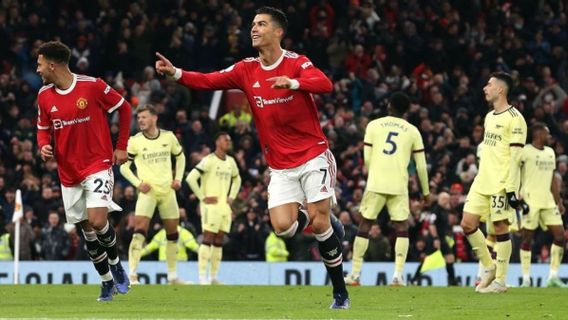 Manchester United Gagalkan Poin Arsenal Lewat Penalti Ronaldo