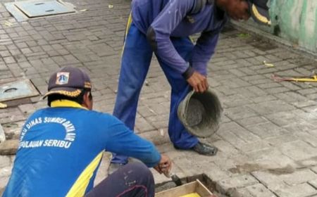 Fungsinya Penyaring Saluran, 7 Bak Kontrol Air di Kepulauan Seribu Utara Rampung Diperbaiki