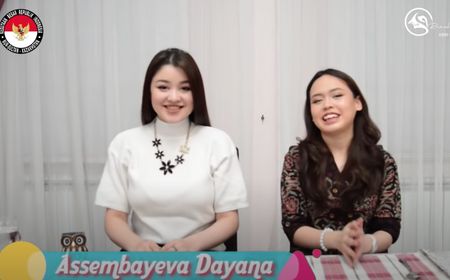 Usai Silaturahmi Bareng Fiki Naki, Kedubes RI di Kazakhstan Kini Posting Dayana Makan Soto Ayam dan Indomie