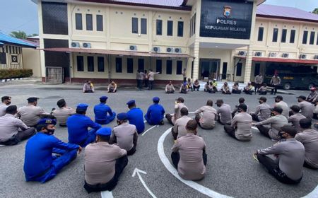 Respons Cepat Perintah Kapolri, Kapolres Selayar Tes Narkoba Anggotanya