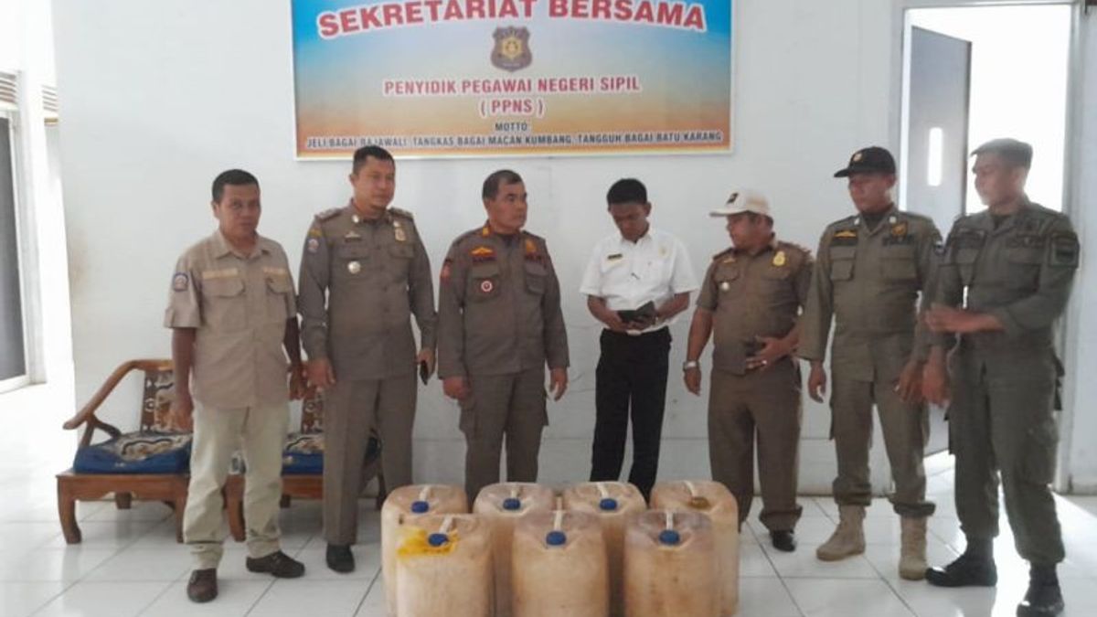 Raid Ahead Of Ramadan, 280 Liters Of Tuak Arrested In West Pasaman, West West West Sumatra