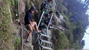 Tangga hingga Undakan di Track Tersulit Gunung Rinjani Demi Keamanan Pendaki
