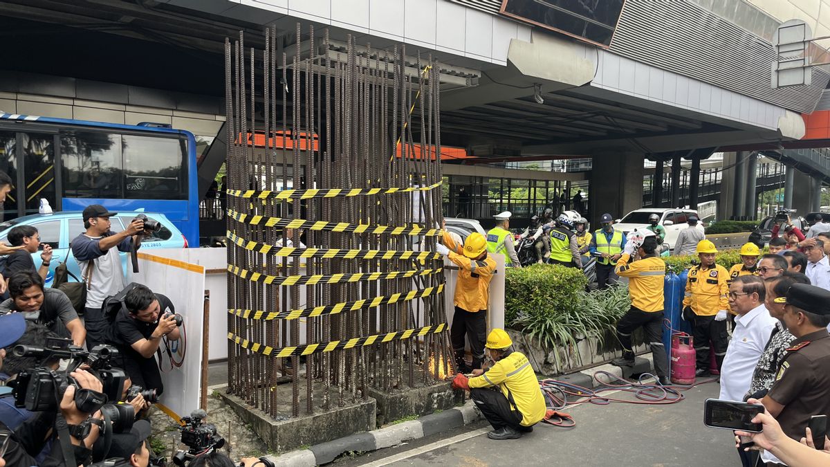 Pemprov DKI Targetkan Pembongkaran Tiang Monorel dan Penataan Jalan Rasuna Said Selesai September