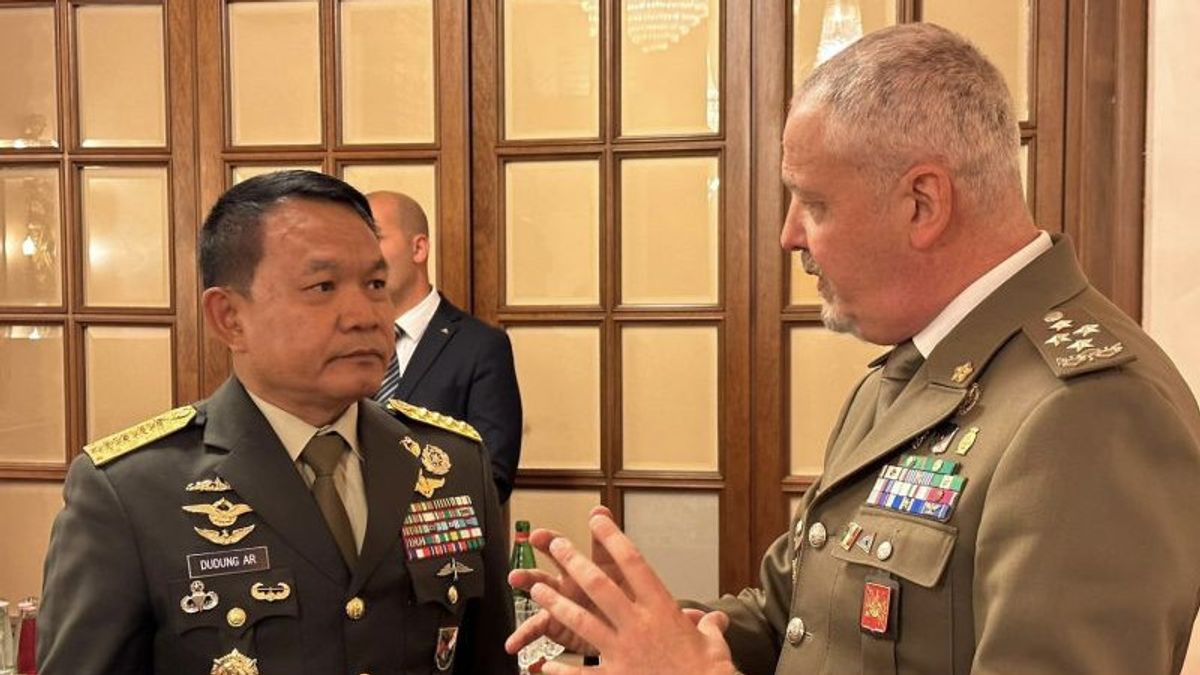 Army Chief Of Staff To Italy Discusses Follow-up Cooperation Between Soldiers