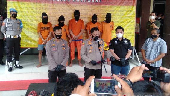 5 Pencuri Spesialis Bobol Minimarket di Karawang Diringkus Anaconda 