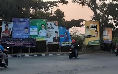 Dianggap Melanggar Peraturan, Ratusan APK Milik Parpol dan Caleg Pemilu 2024 Dicopot Satpol PP Kabupaten Tangerang