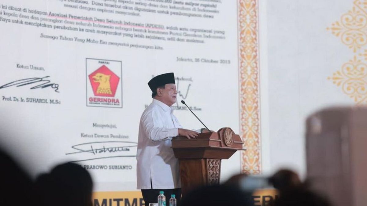 Gerindra 确保纪伯伦的提议,以便Cawapres将由Prabowo Bareng Coalition讨论