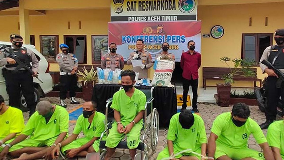 Polres Aceh Timur Gagalkan Peredaran 2 Kg Sabu-sabu