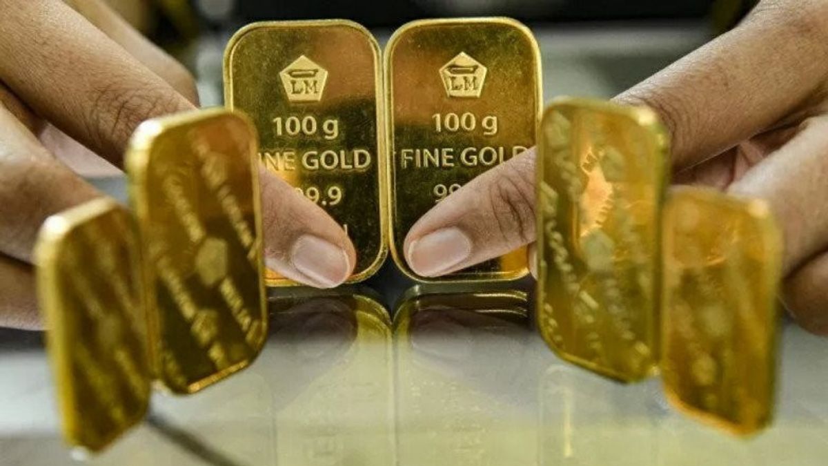 Harga Emas Antam Turun ke Rp1.431.000 per Gram Usai Cetak Rekor Tertinggi