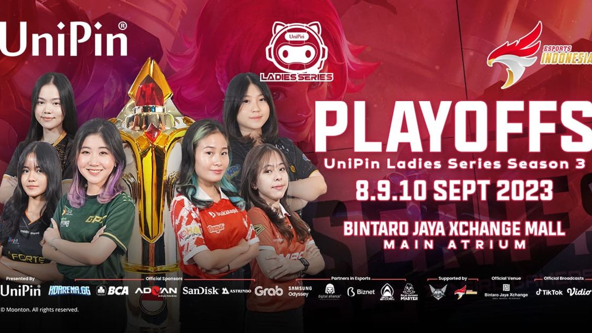 Babak Playoff Dan Grand Final UniPin Ladies Series S3 Digelar Offline Di Bintaro