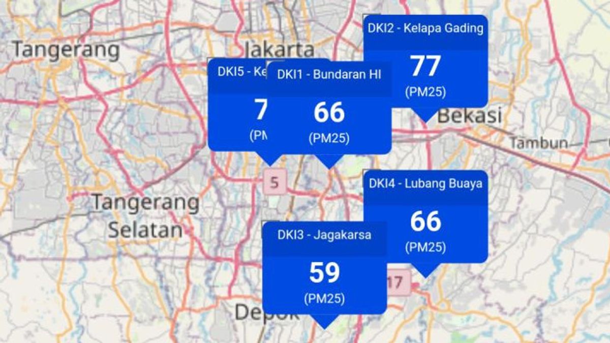 La qualité de l’air de Jakarta s’améliore autrefois