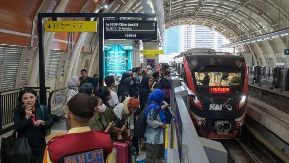 Long Holiday 14-17 May: KAI Operates 270 LRT Journeys in Jabodebek Every Day