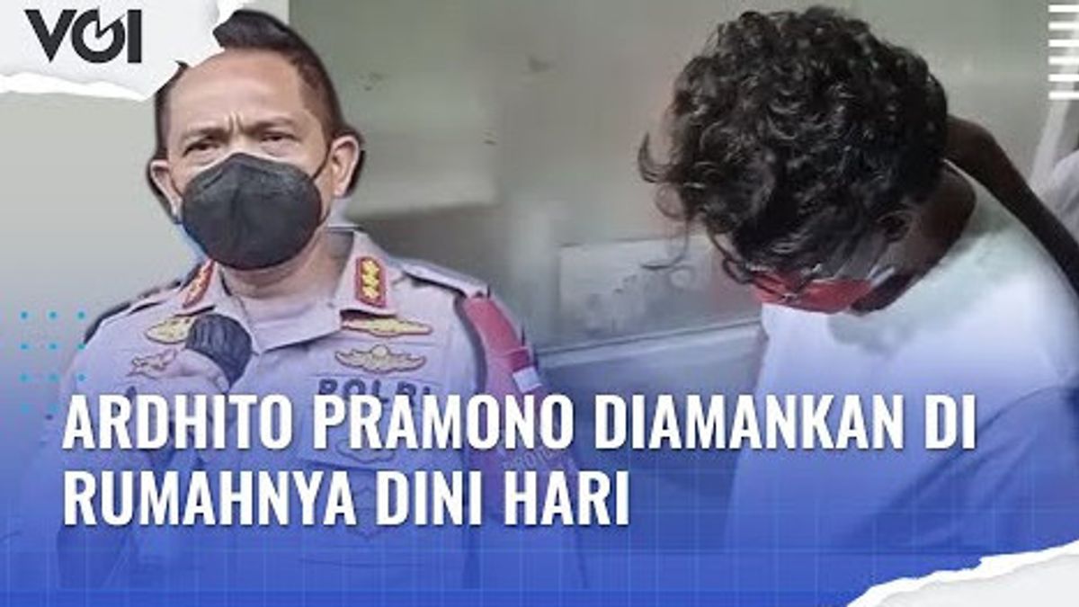 فيديو: القبض على أردهيتو برامونو في منزله في الساعات الأولى من الصباح