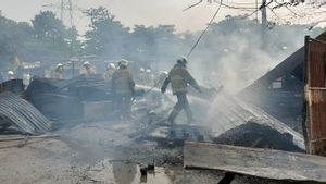 Population Intensive Settlement In Kemayoran Hangus Was Devoured By Fire