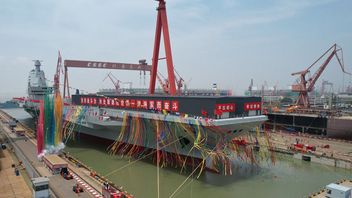 China Luncurkan Kapal Induk Ketiga: Dinamai Provinsi di Seberang Taiwan, Kirim Pesan Tegas Moderenisasi Militer