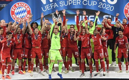 Dihadiri Segelintir Penonton, Bayern Munich Menangi Piala Super Eropa