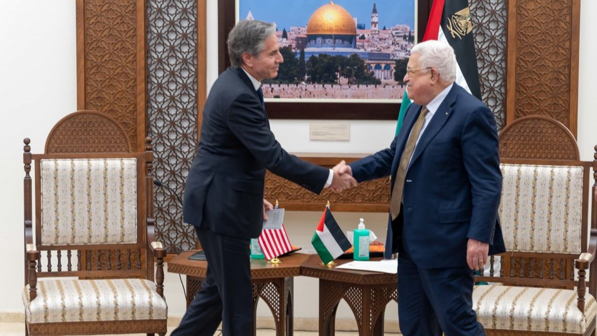 Fighting The President Of Palestine, US Foreign Minister Blinken Strengthens The Two-National Solutions And Against The Expansion Of Illegal Settlements