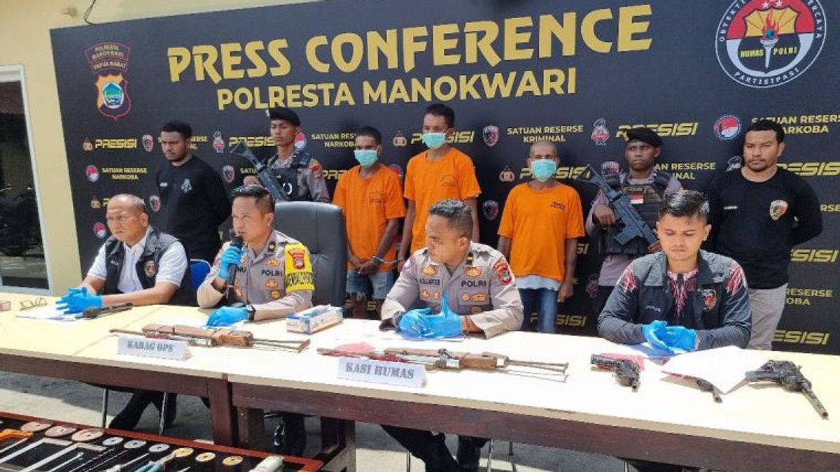 Manokwari Police Arrest One Family Of Firearms Builders