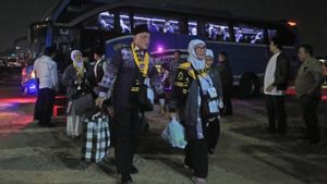 433 Jamaah Hajj kloter arrive pour la première fois par l’aéroport de Soetta