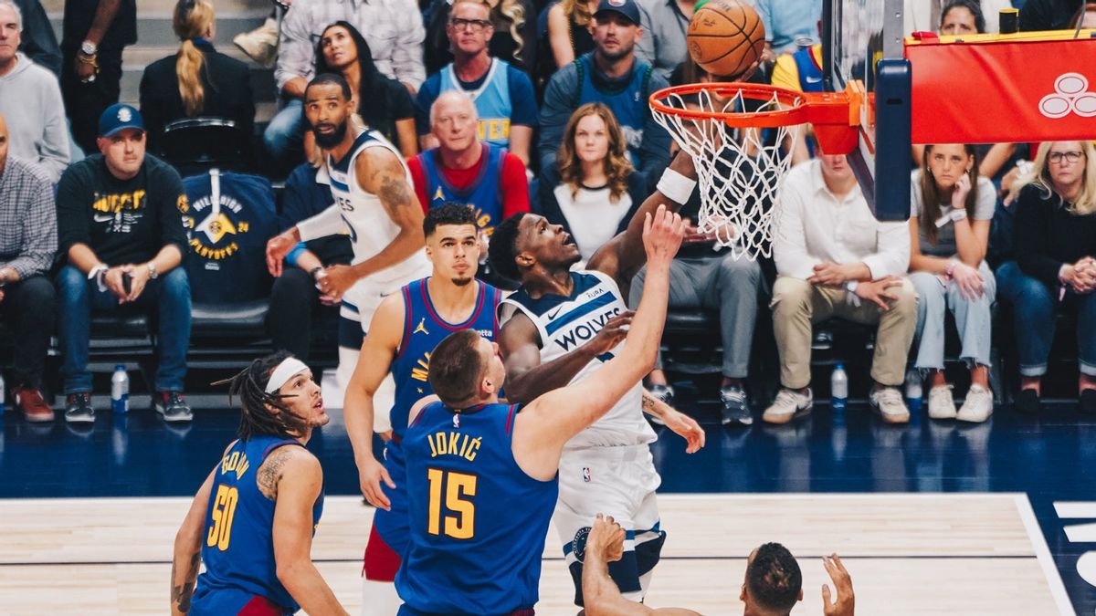 Game 1 Timberwolves Kalahkan Nuggets  106-99, Anthony Edwards Cetak 43 Poin