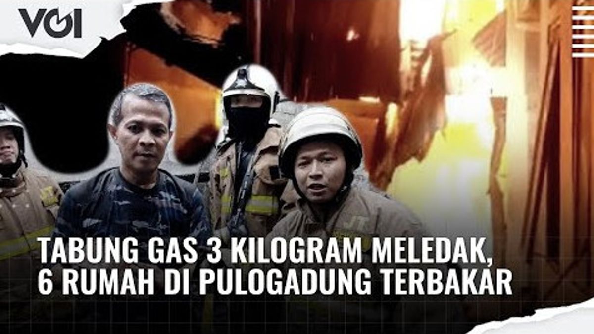 VIDEO: Six Burnt Houses Burnt, Rp18 Million Savings Money Found By Firefighters